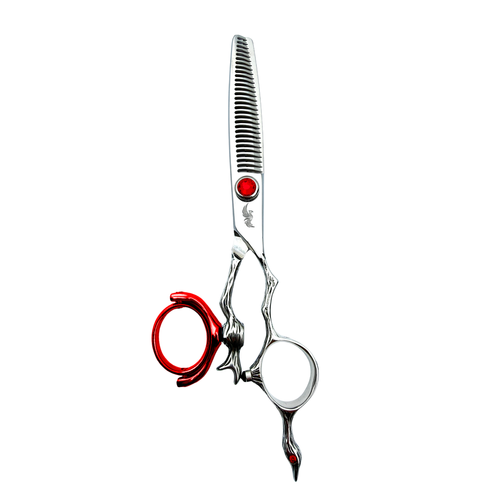 Phoenix Rising Shears-Double Swivel-Texturizers-EMBER EDITION