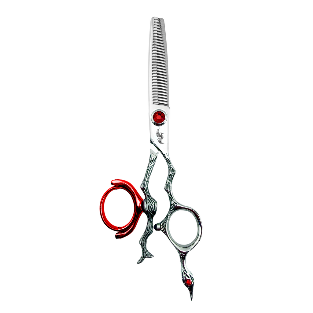 Phoenix Rising Shears-Double Swivel-Texturizers-EMBER EDITION