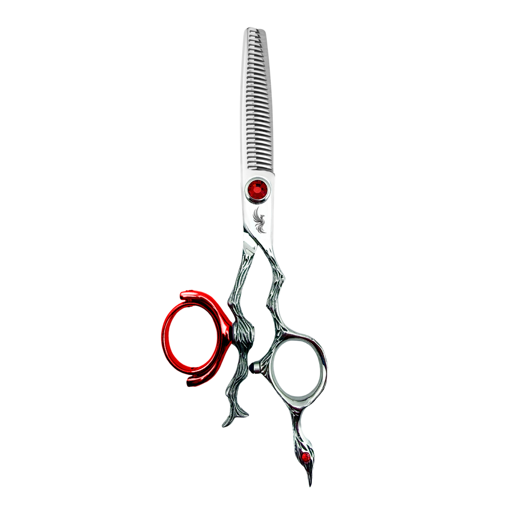 Phoenix Rising Shears-Double Swivel-Texturizers-EMBER EDITION